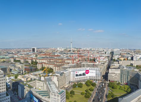 Blick vom Kollhoff-Tower, Potsdamer Platz, Berlin