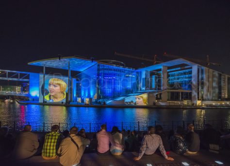 Lichtershow Marie-Elisabeth-Lüders-Haus, Berlin