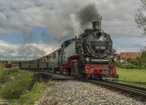 Lok Berta auf der Öchsle-Bahn, Oberschwaben