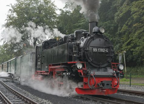 Rasender Roland, Ausfahrt Bahnhof Göhren, Insel Rügen