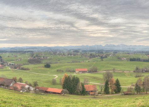 Siggener Höhe, Blick ins Allgäu