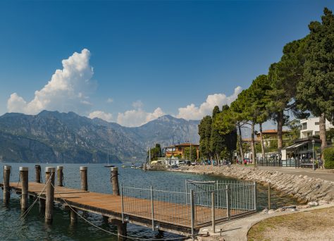 Uferpromenade Malcesine am Gardasee