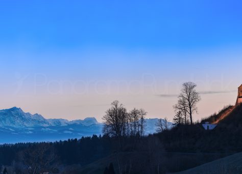 Waldburg mit Alpenpanorama, Säntis